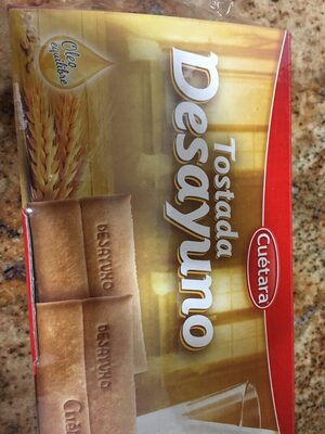 Tostada desayuno de cuétara