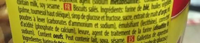 Cuetara - Krit - Pub-mix ingredients label