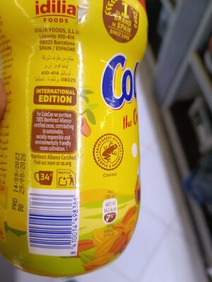 Préparation en poudre pour boisson cacaotée