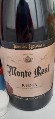 Rioja Monte Real 2012