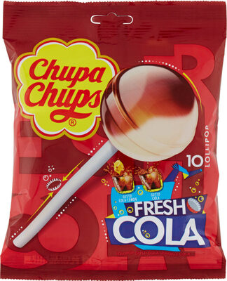 Fresh cola lollipop gusti cola-lemon e cola front packaging