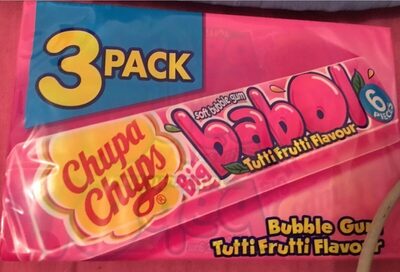 Chupa Chups Big Babol Tutti Frutti 3pack