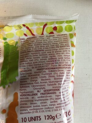 Chupa Chups Kolormania X10 front packaging