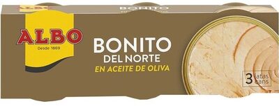 Bonito del norte en aceite de oliva front packaging