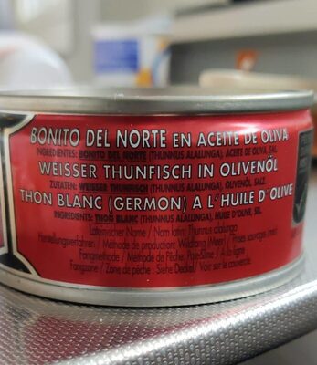 Thon blanc (Germon) a l'huile d'olive