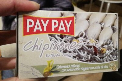 Chipirones enteros rellenos