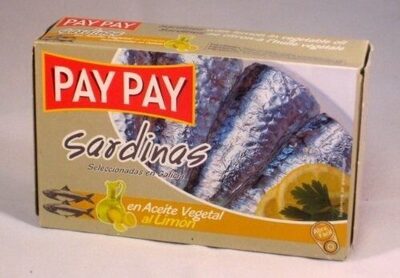 Sardines With Lemon In Olive Oil front packaging