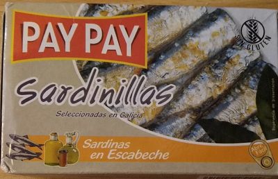 Sardines à l'escabeche front packaging