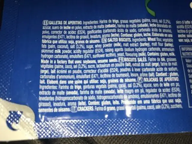 Siro party remix ingredients label