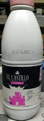 Leche desnatada front packaging