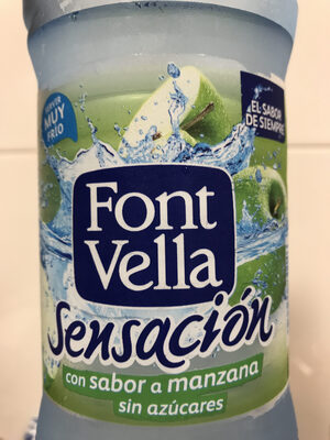 Sensación agua sabor manzana