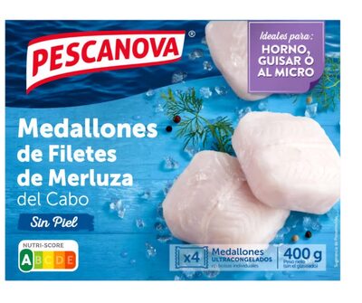 Medallones de Merluza del Cabo, sin Piel