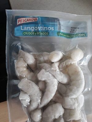 Langostinos crudos y pelados