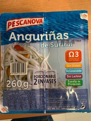 Anguriñas de Surimi