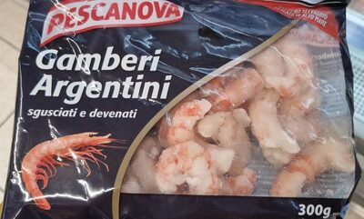 Gamberi argentini front packaging