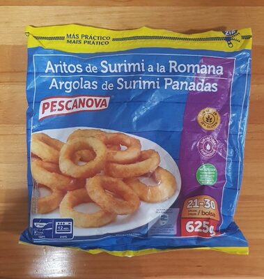 Aritos de surimi a la romana