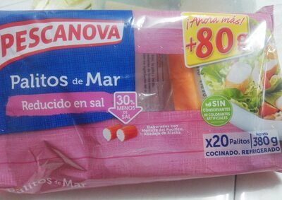 Palitos de mar front packaging