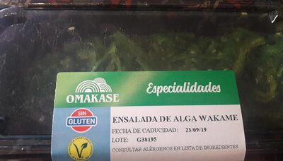 Ensalada de alga wakame