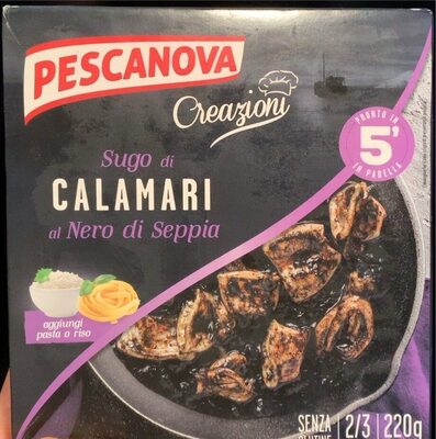 Sugo di calamari al nero di seppia