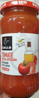 Tomate Receta Artesana sin gluten