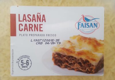 Lasaña carne