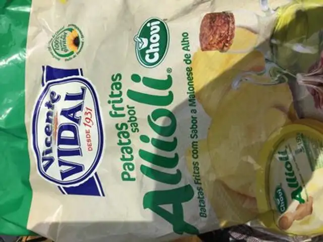 Patatas Fritas Onduladas Sabor Allioli Chovi ingredients label
