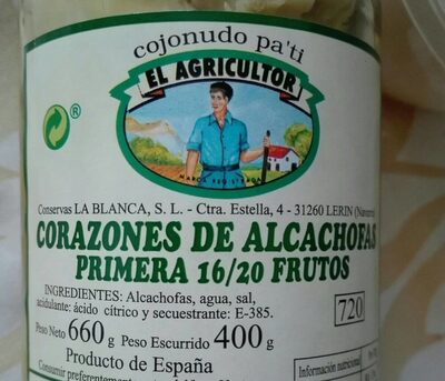 Corazones de alcachofas primera