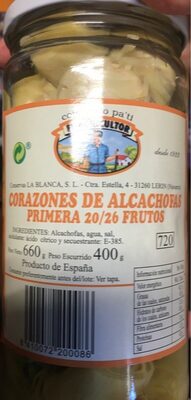 Corazones de alcachofas