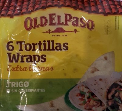 Tortillas Wraps Trigo Old El Paso