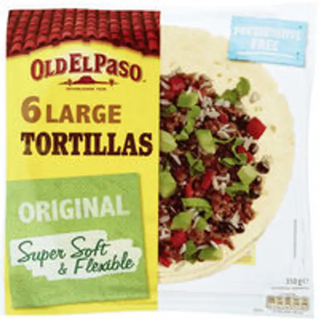 Tortillas Large Super Soft 6stk 350g Old El Paso