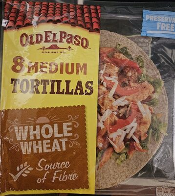 Whole Wheat Medium Tortilla