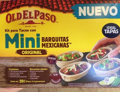 Mini barquitas mexicanas