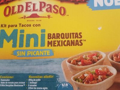 Mini barquitas mexicanas