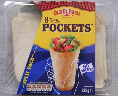 8 Tortilla Pockets