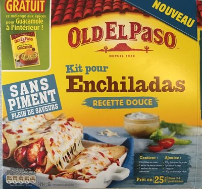 Kit pour enchiladas recette douce sans piment old el paso