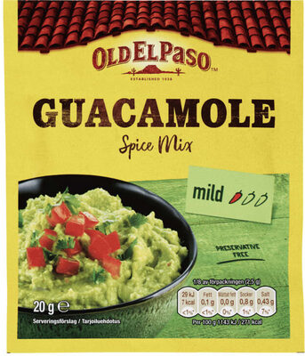 Spice Mix Guacamole 20g Old El Paso
