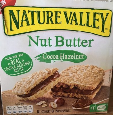 Nut butter cocoa hazelnut front packaging
