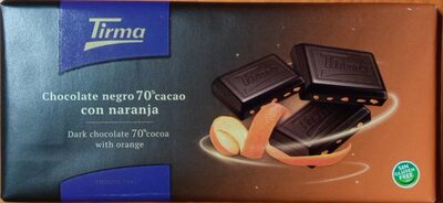 Chocolate negro  con naranja