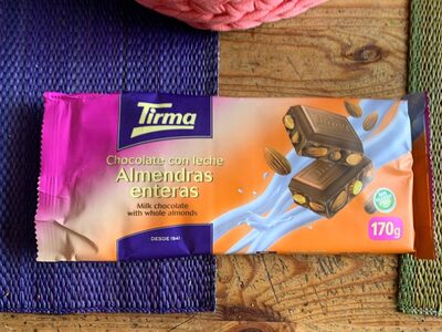 Chocolate con leche Almendras enteras front packaging