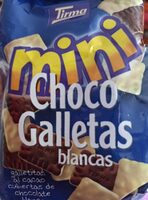 Mini choco galletas blancas