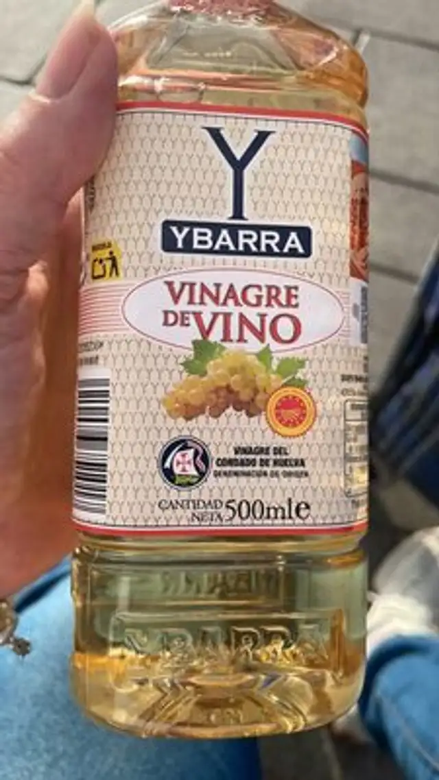 INGREDIENTES: 15 RECICLA vinagre de vino, antioxid ingredients label