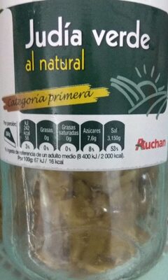 Judías verdes al natural Auchan