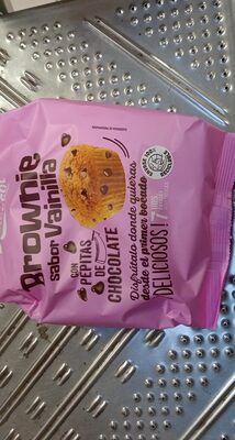 Brownie sabor vainilla