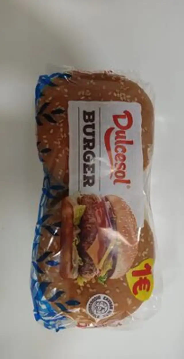 Pan burger front packaging