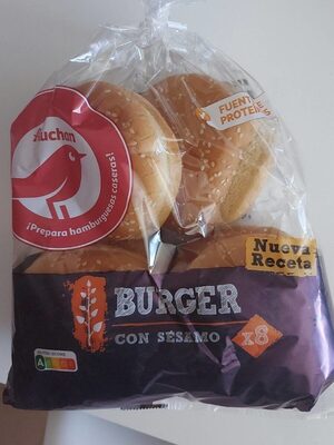 Pan Burger con sésamo