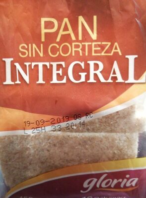 Pan de molde integral front packaging