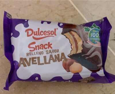 Snack relleno sabor avellana