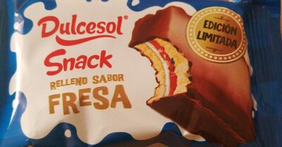 Snack relleno sabor fresa