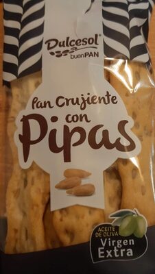 Pan crujiente con pipas