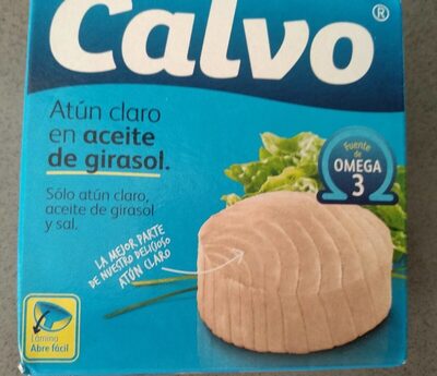 Atún en aceite de girasol front packaging